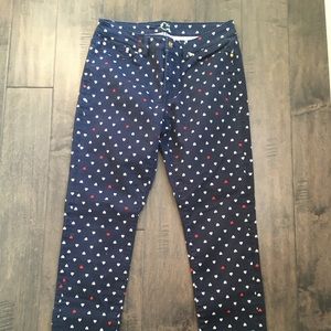 EUC heart denim size 30